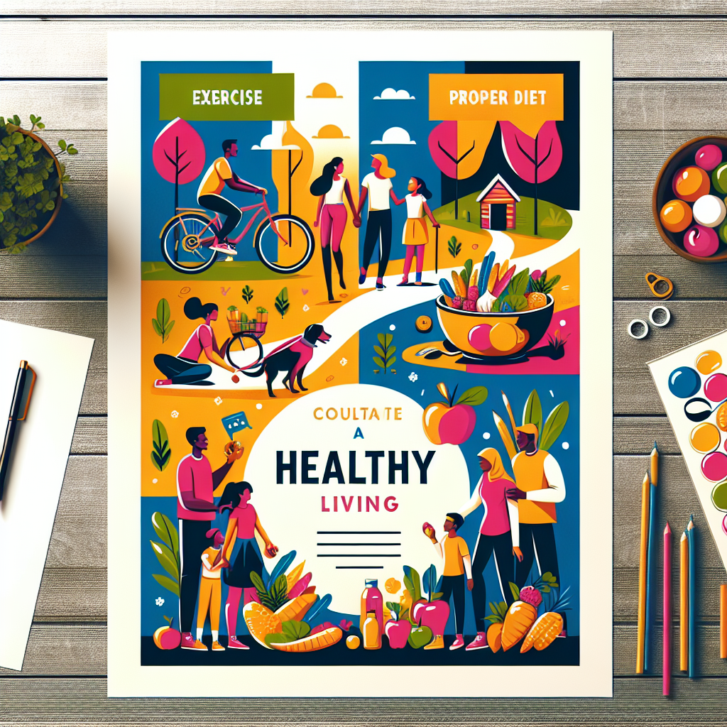 Tips Desain Poster yang Menginspirasi Hidup Sehat bagi Keluarga
